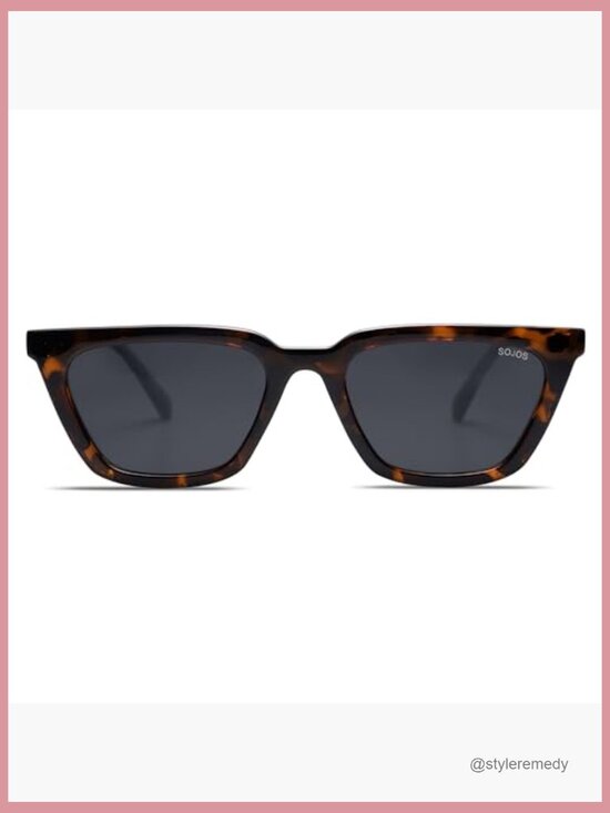Polarized Square Cateye Sunglasses UV400 Protection Acetate Frames main image 7